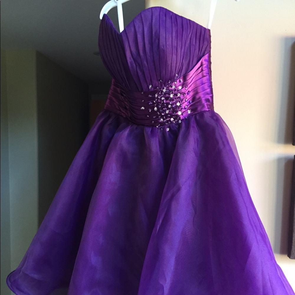 Strapless short Homecoming or party dress